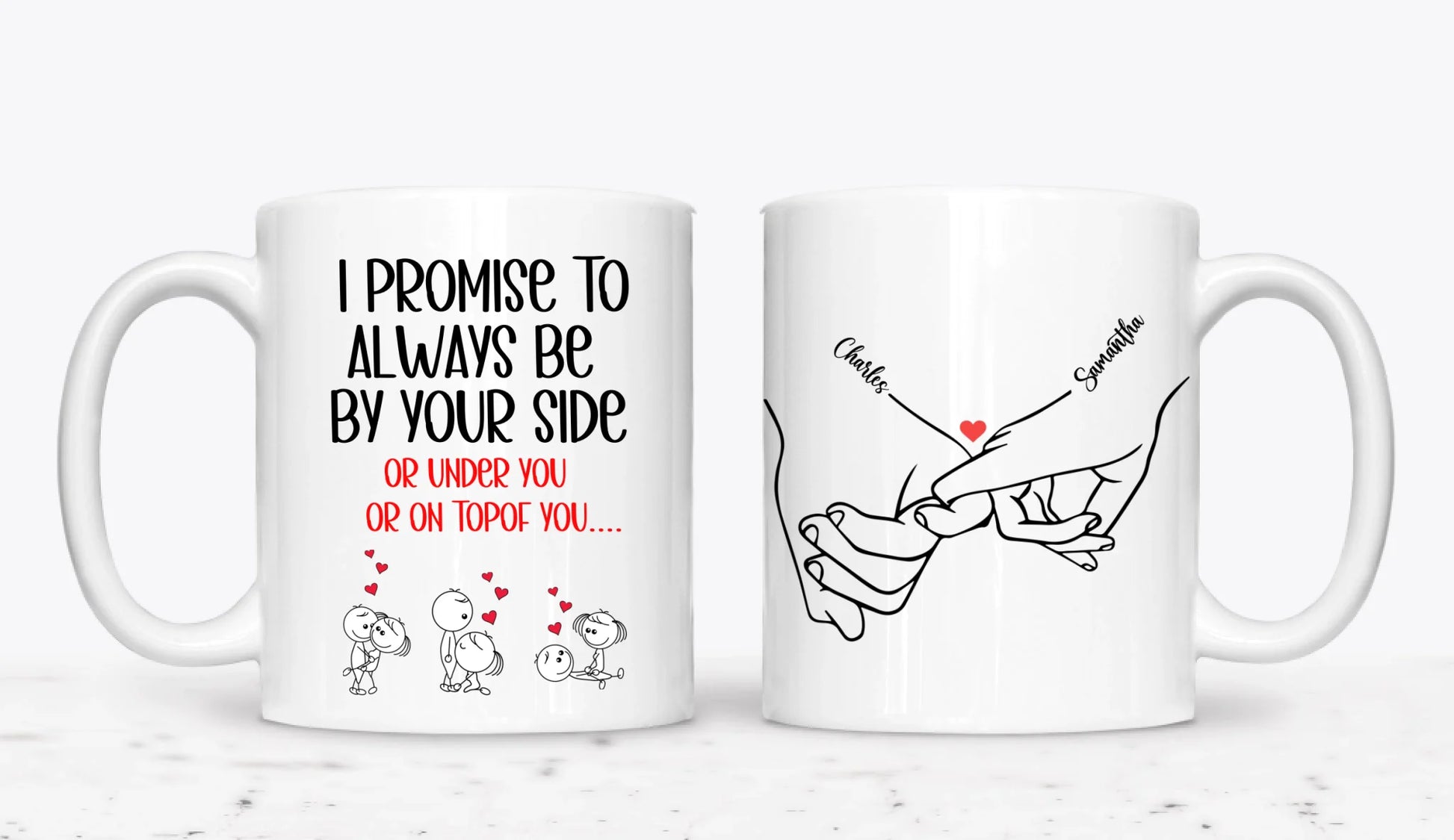 11oz White 2-Mug SM