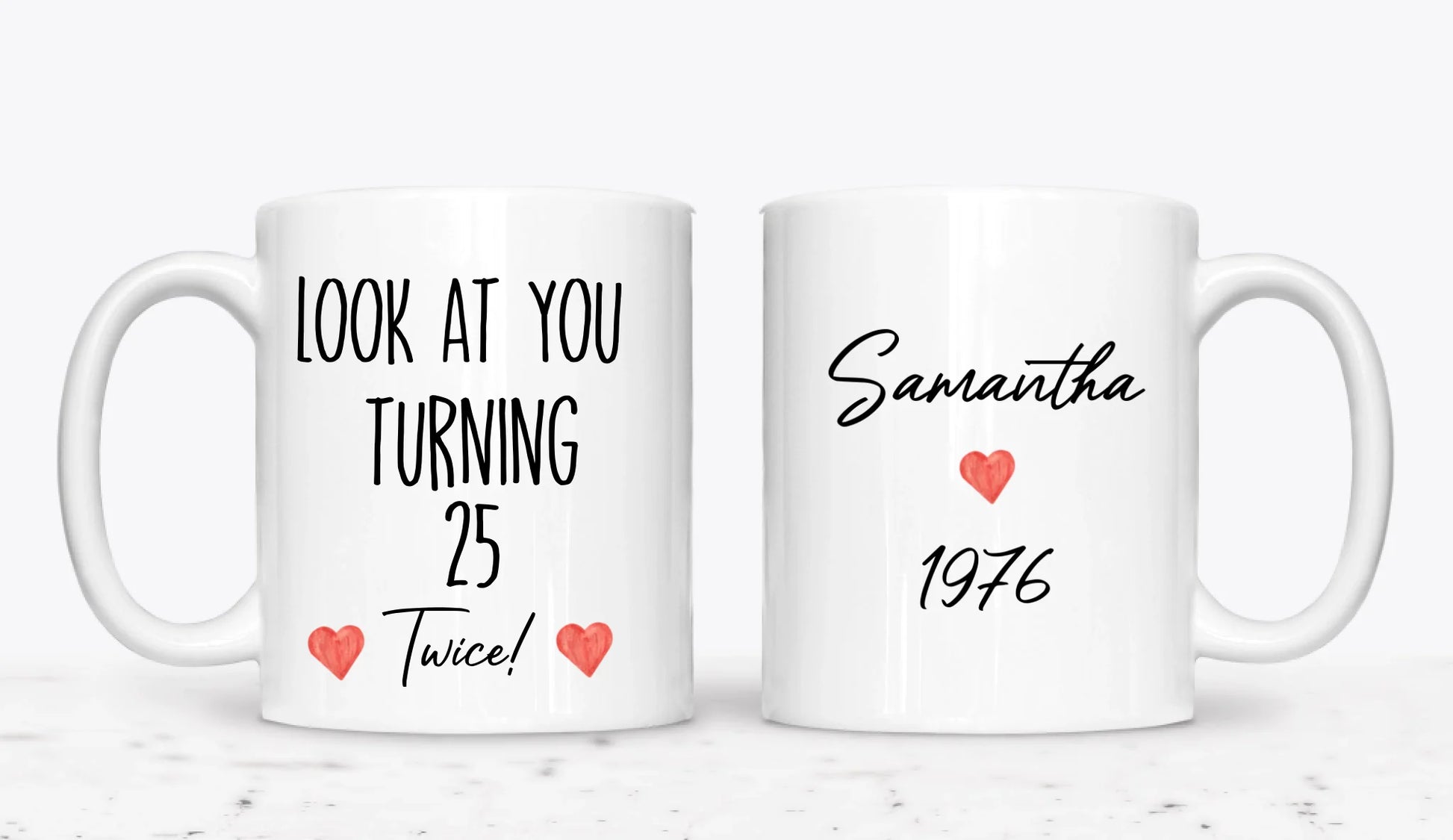 11oz White 2-Mug SM