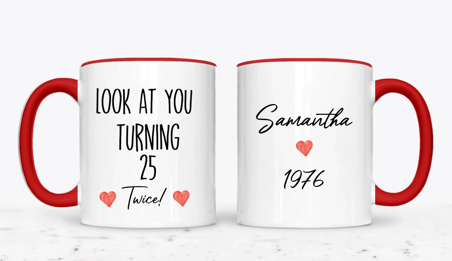 11oz  RED 2-Mug SM