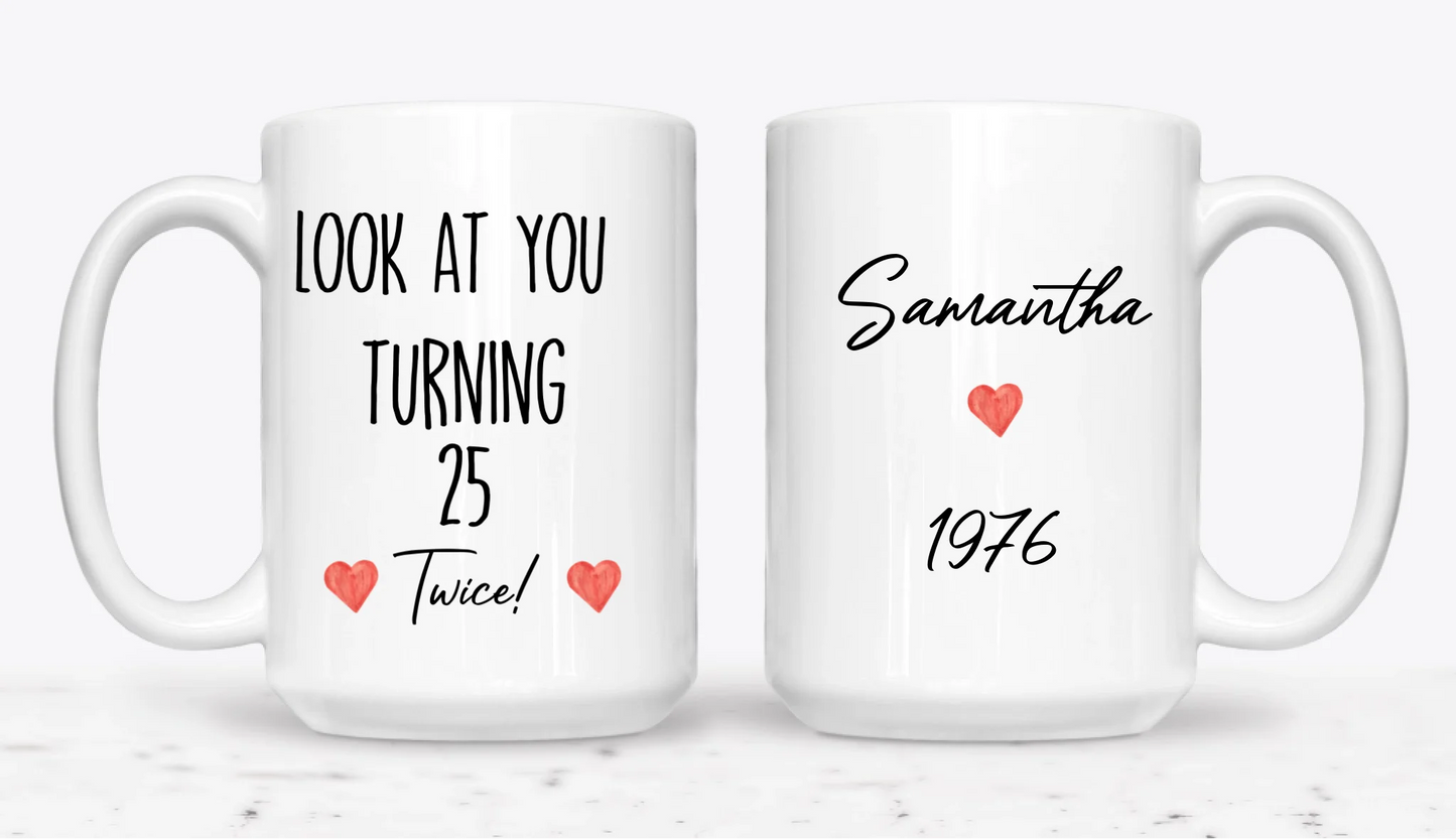 15oz White 2-Mug SM