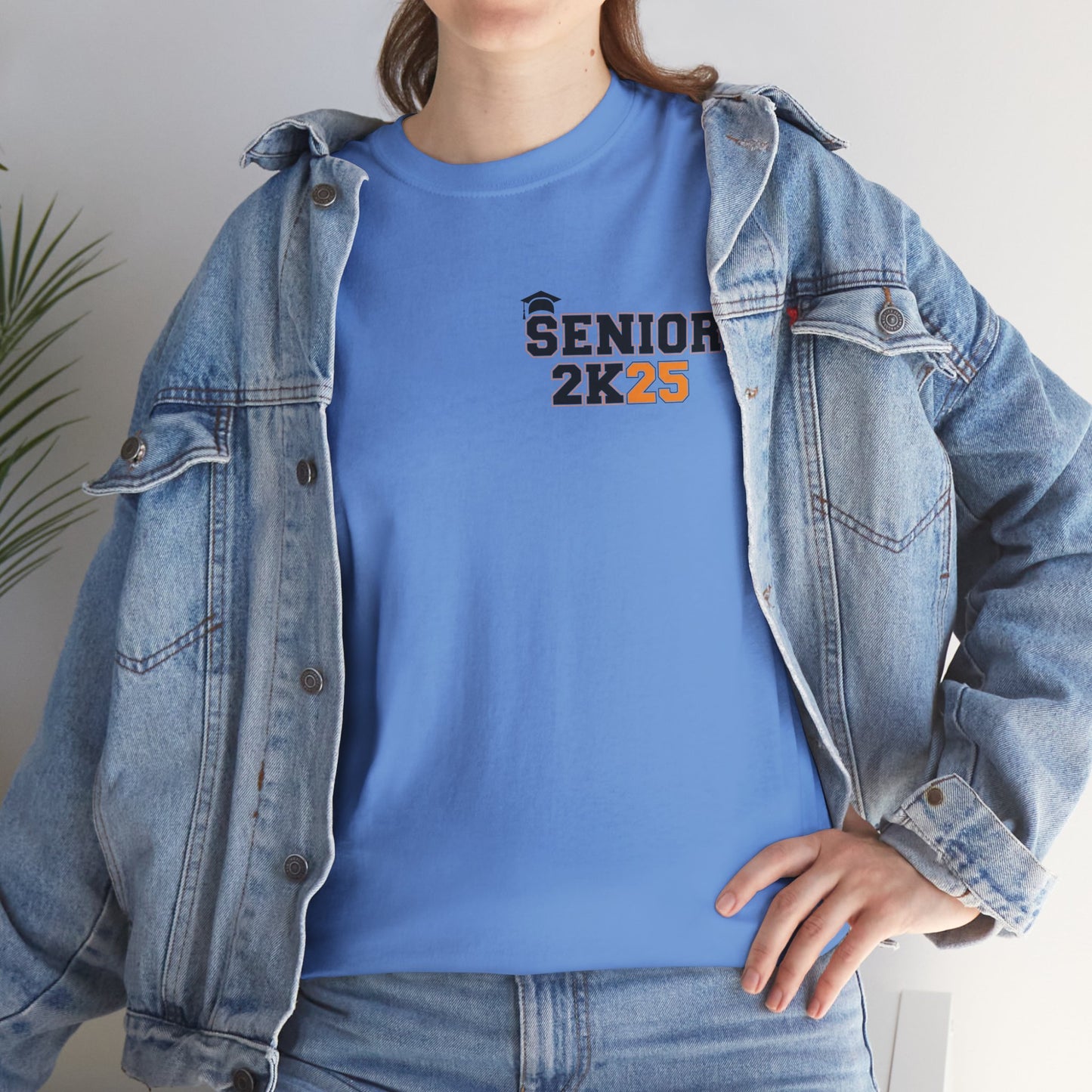 Gildan 5000 Unisex Graduate Tee - Class of 2025 Senior Shirt Great Gift Asst. Colors & Sizes
