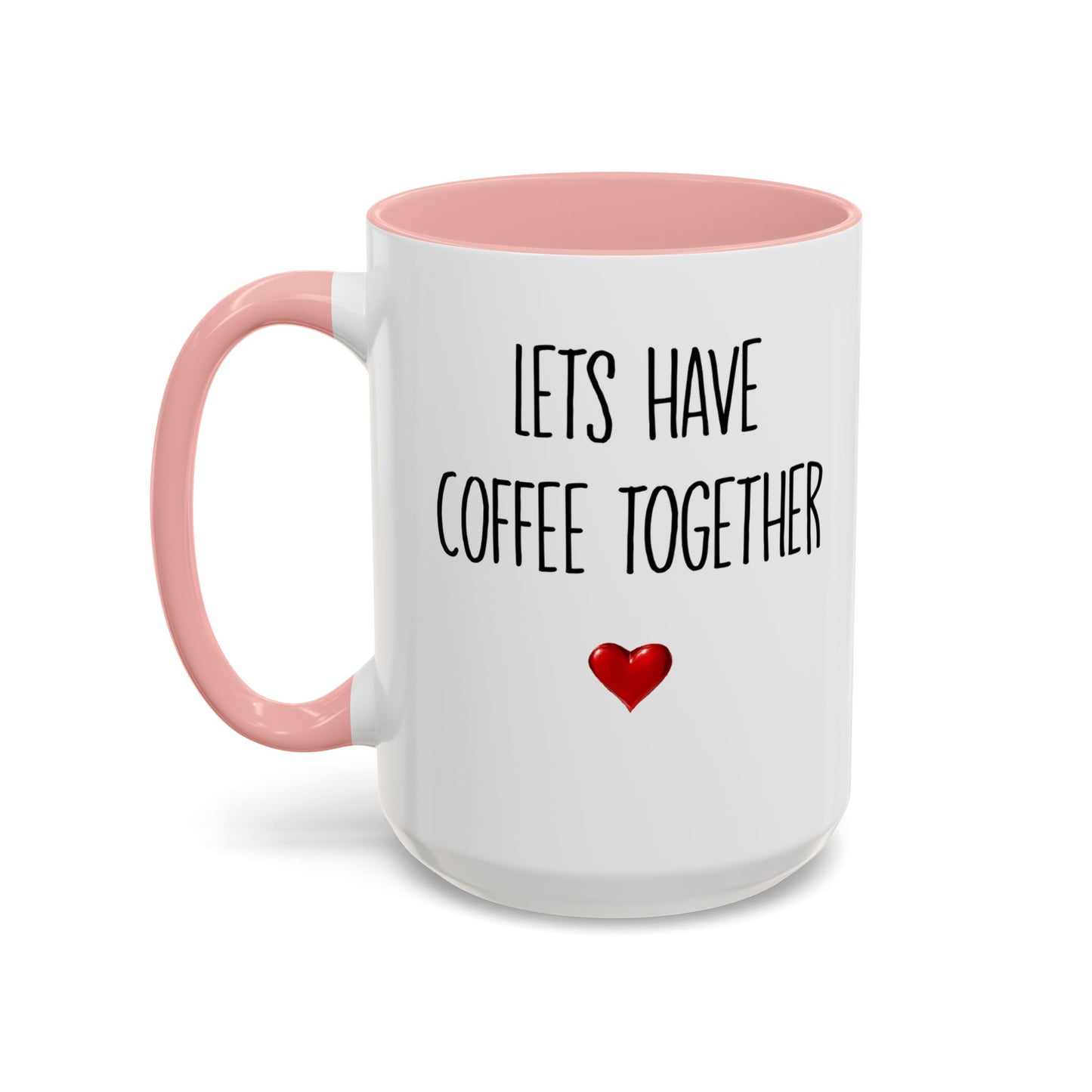 For the Rest of Our Lives Personalized Accent Coffee Mug — Romantic Couples Gift (11/15oz)