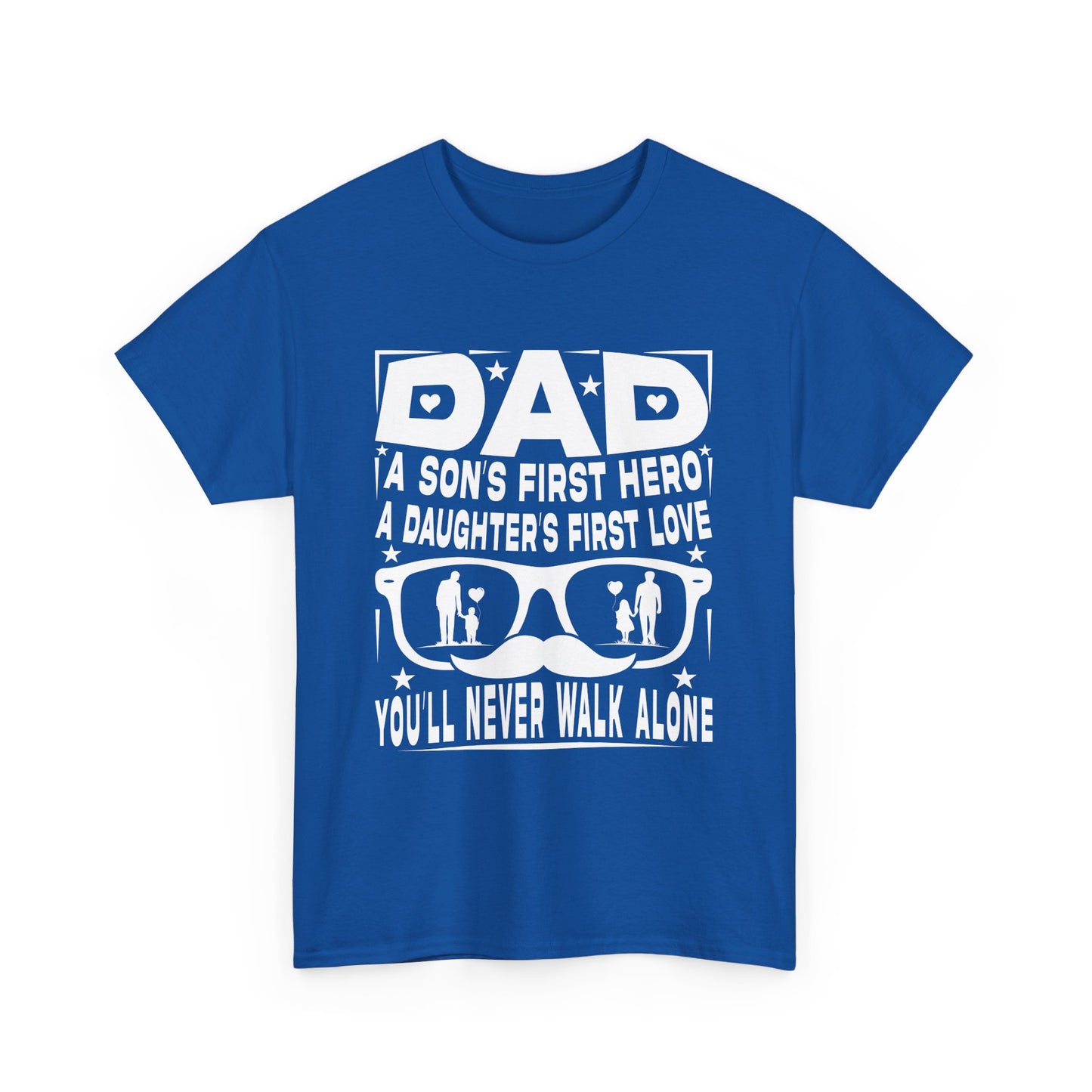 Dad Hero Unisex Heavy Cotton Tee - Perfect Gift for Father's Day