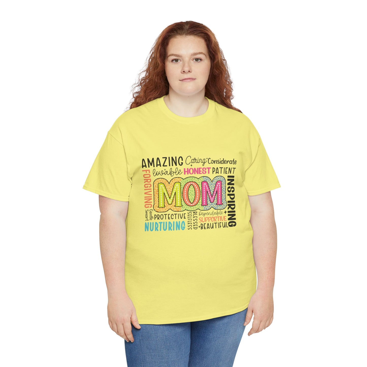 Gildan 5000 Inspirational Mom Unisex Heavy Cotton Tee Great Gift For Mother's Day AStt. Colors & Sizes