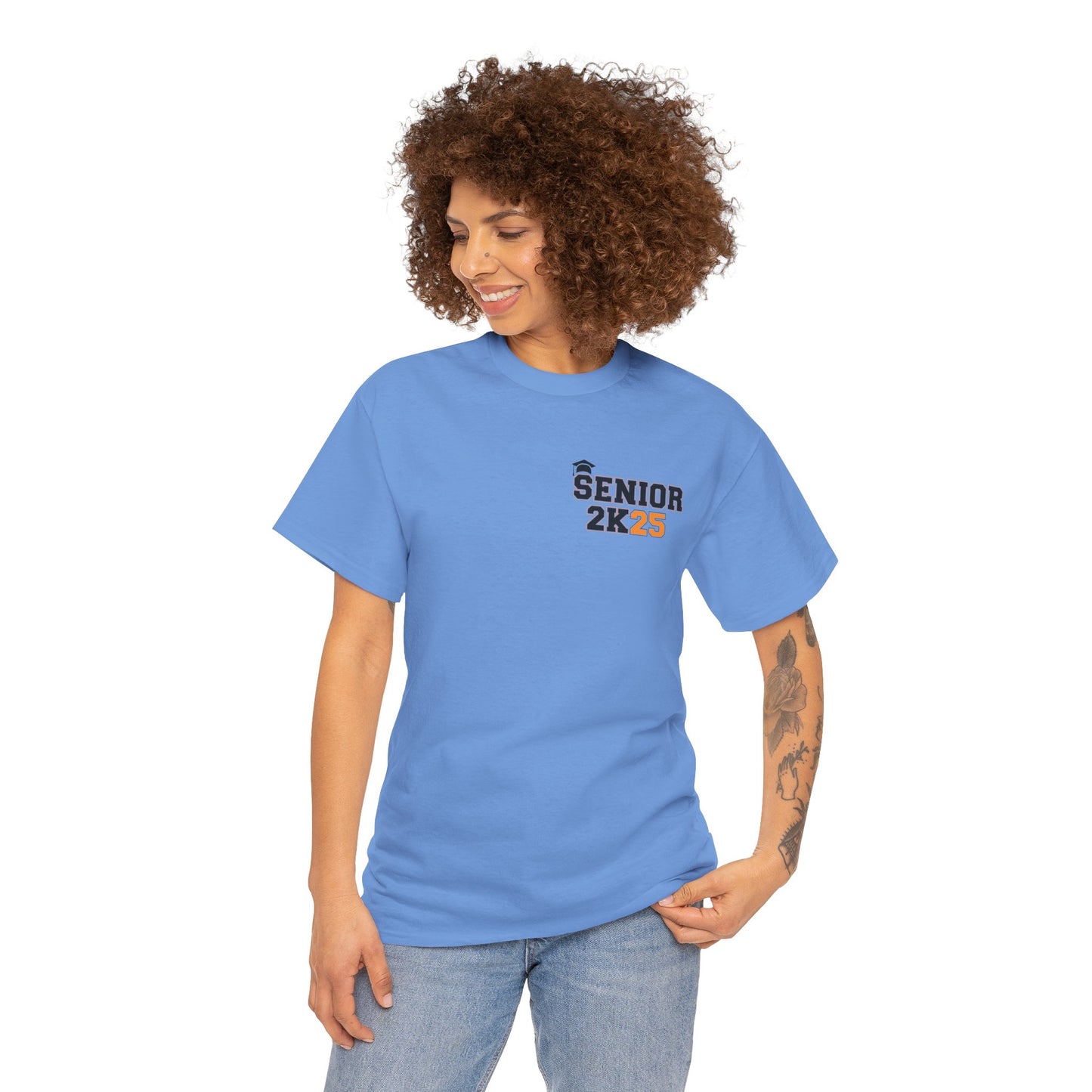 Gildan 5000 Unisex Graduate Tee - Class of 2025 Senior Shirt Great Gift Asst. Colors & Sizes