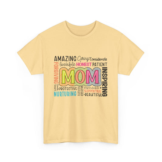 Gildan 5000 Inspirational Mom Unisex Heavy Cotton Tee Great Gift For Mother's Day AStt. Colors & Sizes