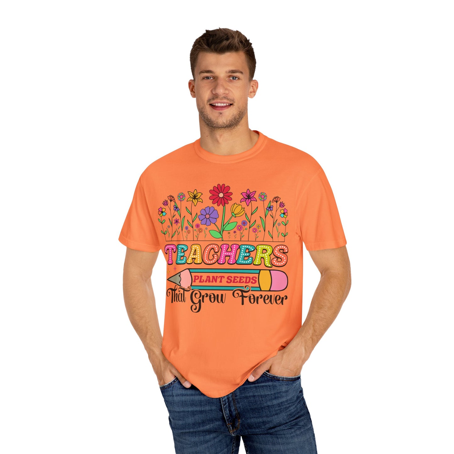 Teacher's Week!! Show your appreciation with This Unisex Garment-Dyed T-shirt in Asst. Colors & Sizes