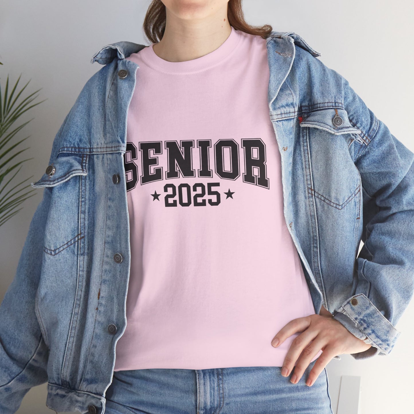 Gildan "2025 Senior" Unisex Heavy Cotton Tee - Celebrate Graduation in Style Asst. COlors & Sizes
