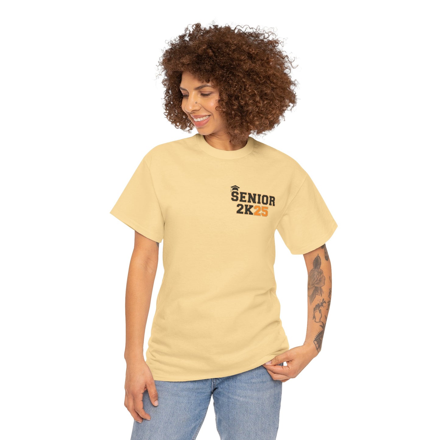 Gildan 5000 Unisex Graduate Tee - Class of 2025 Senior Shirt Great Gift Asst. Colors & Sizes