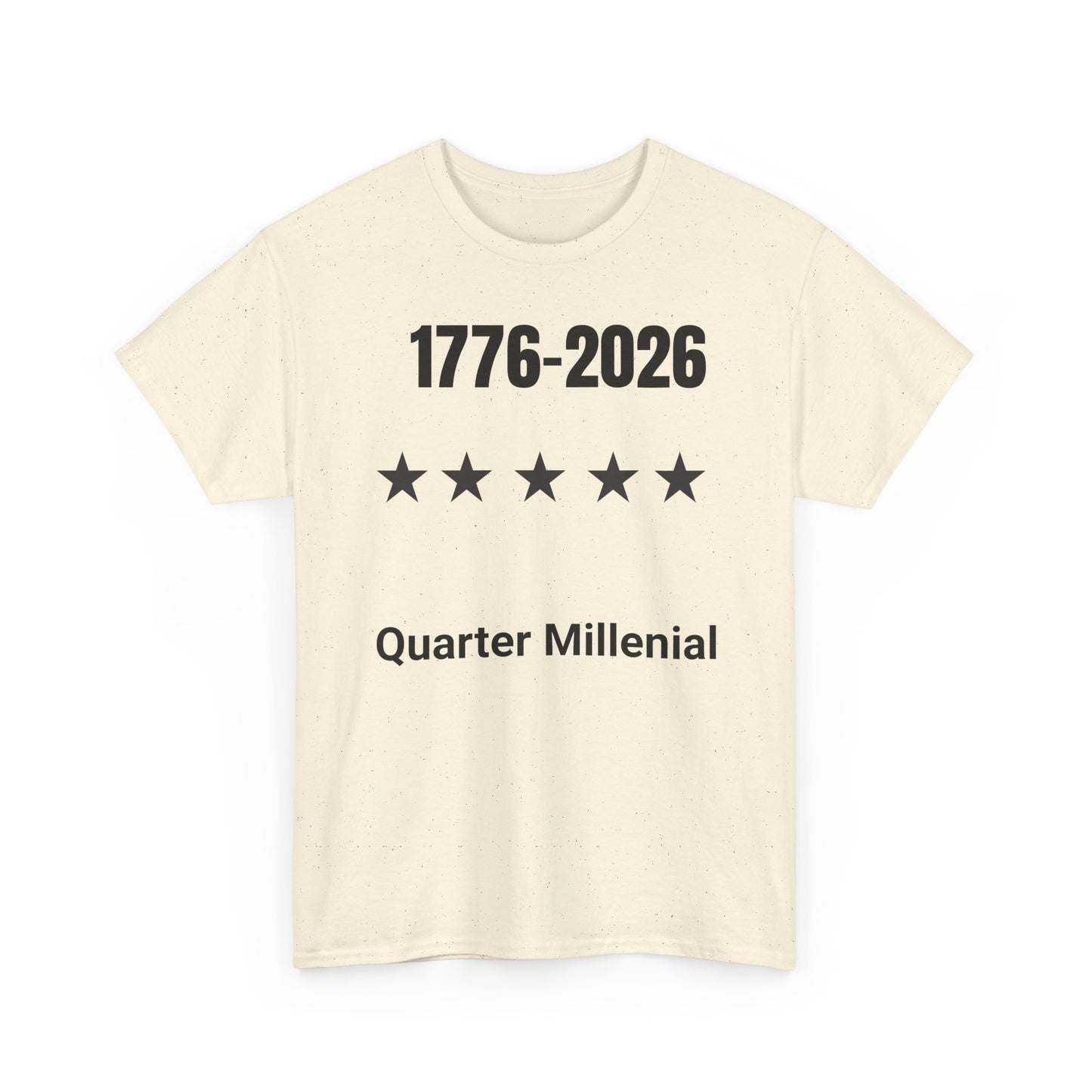 1776–2026 Quarter Millennial T-Shirt – America 250 Patriotic Tee