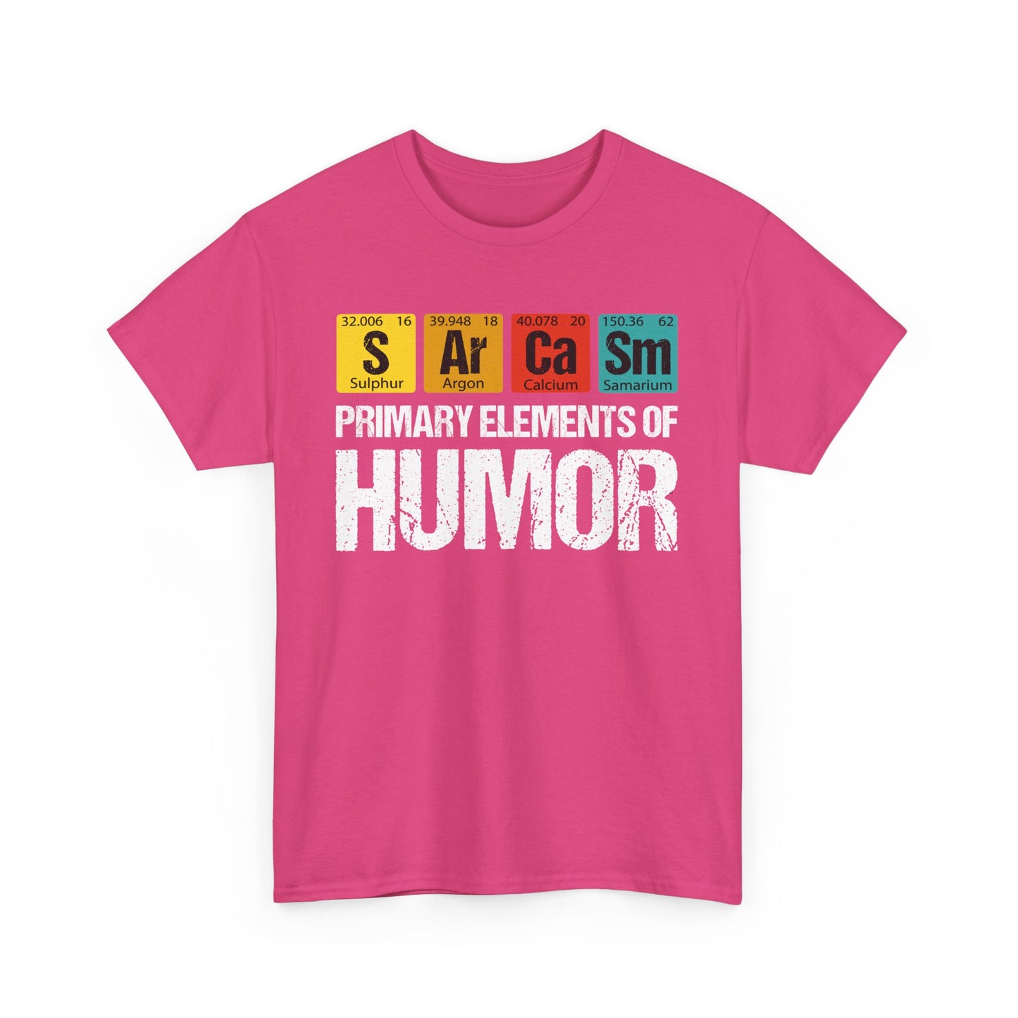 Funny Sarcasm Elements Unisex Heavy Cotton T Shirt